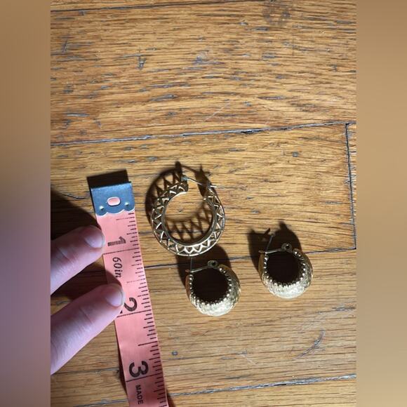 Vintage costume Jewelry Lot - Hoops and Dangles - Picture 9 of 9